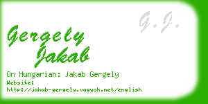 gergely jakab business card